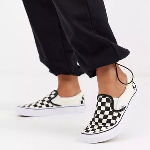 Vans Checkerboard Slip Ons